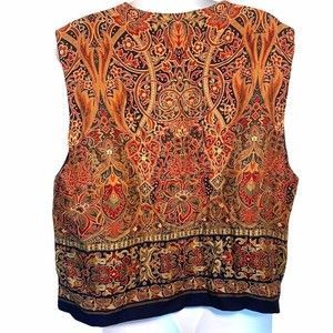 Pendleton Quilted Front Silk Back Vest